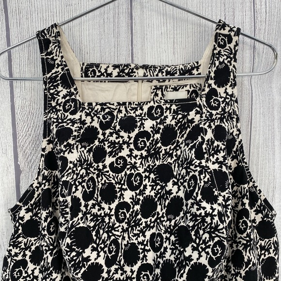 Maeve Dresses & Skirts - Maeve Dress Womens Plus 1X Black White Seashell Sleeveless Volume Hip Mini
